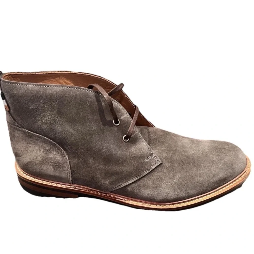 Allen Edmonds Men's Grey Suede Chandler Chukka Boots Size 13 D New